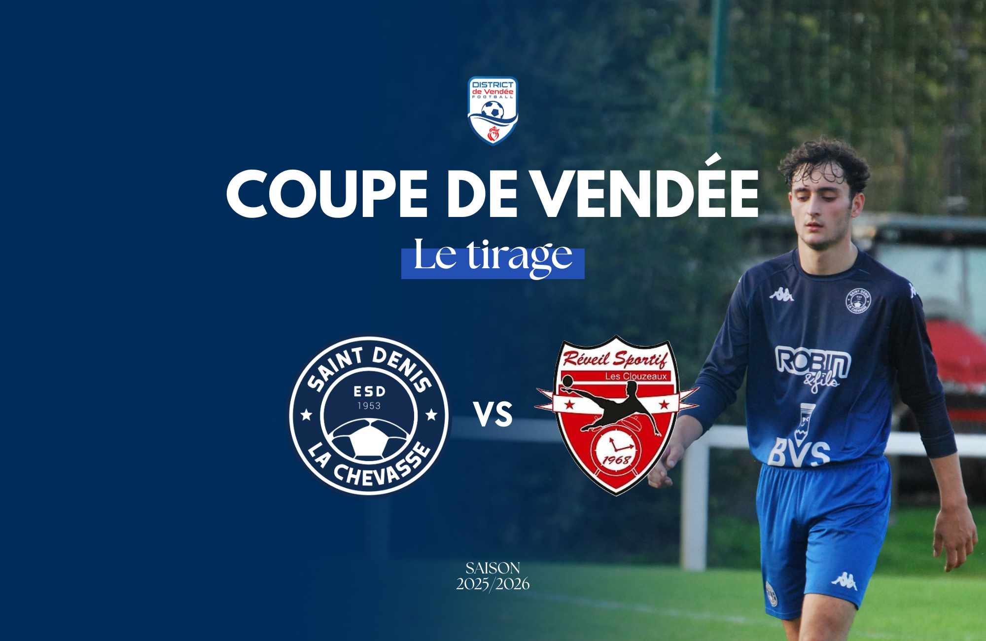 SÉNIORS A – TIRAGE COUPE DE VENDÉE